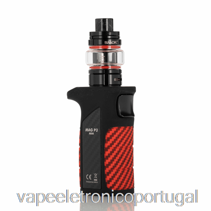 Vape Eletrônico Smok Mag P3 Mini 80w Starter Kit Preto Vermelho